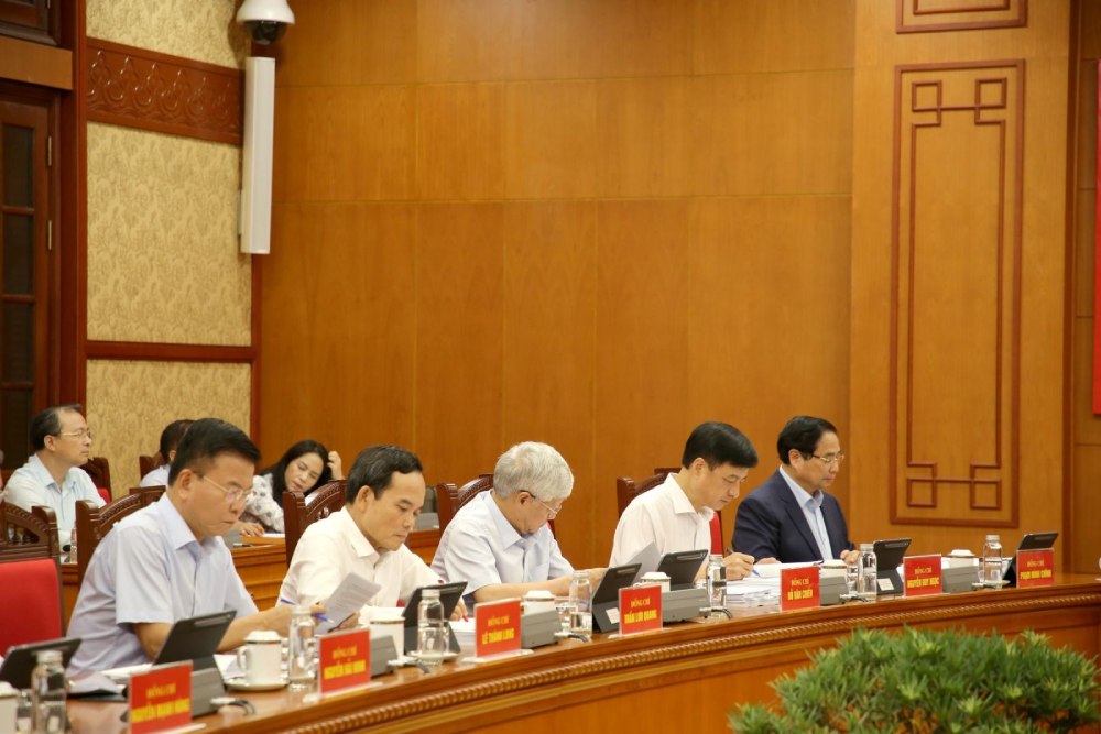 Cac dai bieu du phien hop. Anh: Hien Hoa