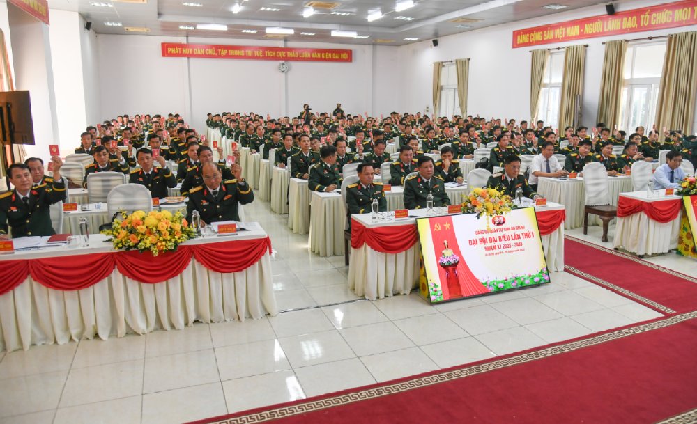 Dai bieu du Dai hoi. Anh: Phuong Vu