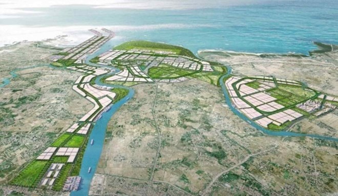 Perspectiva de la Zona Economica Sur de Hai Phong. Foto: BQL Zona Economica de Hai Phong