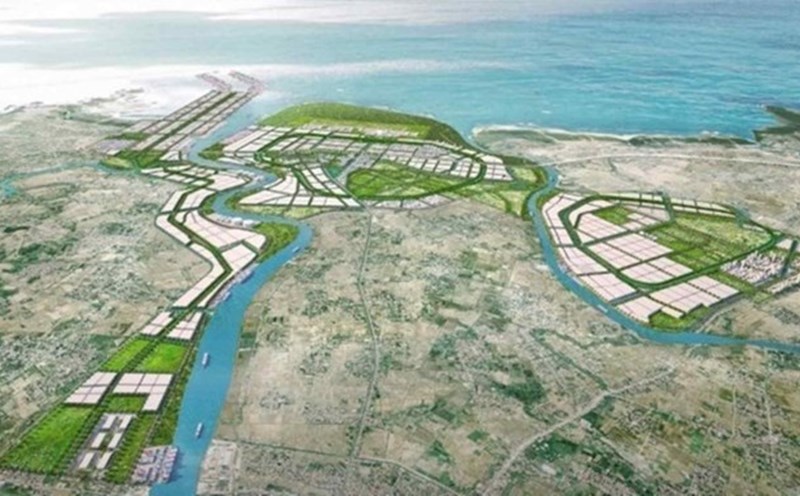 Perspective of the Southern Economic Zone of Hai Phong. Photo: Hai Phong Economic Zone Management Board