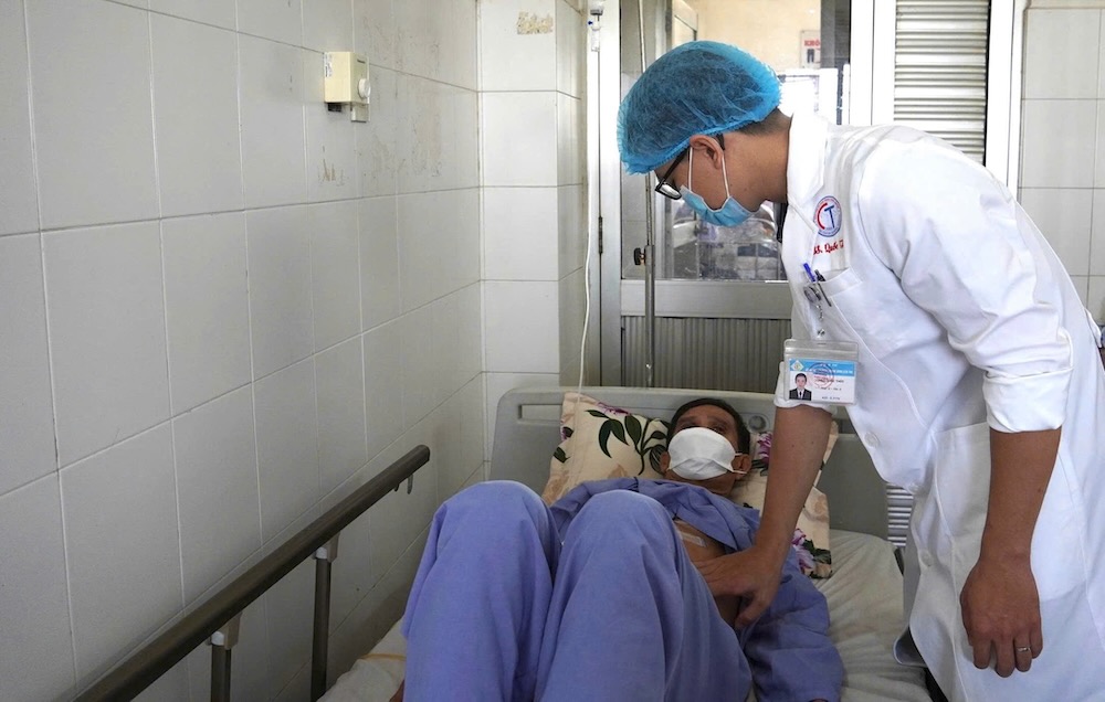 Benh nhan phuc hoi tot sau mo va du kien xuat vien trong vai ngay toi. Anh: Benh vien DKTW Can Tho.