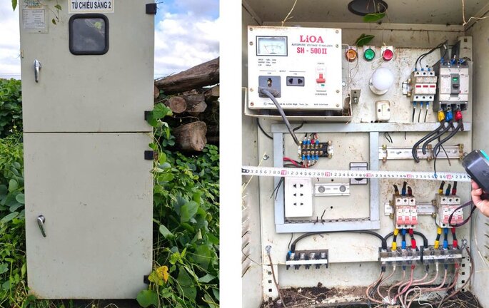 Kẻ gian phá hoại, cắt trộm cáp ngầm ở dự án đường Hồ Chí Minh đoạn tránh phía Đông Buôn Ma Thuột. Ảnh: Ngọc Hùng