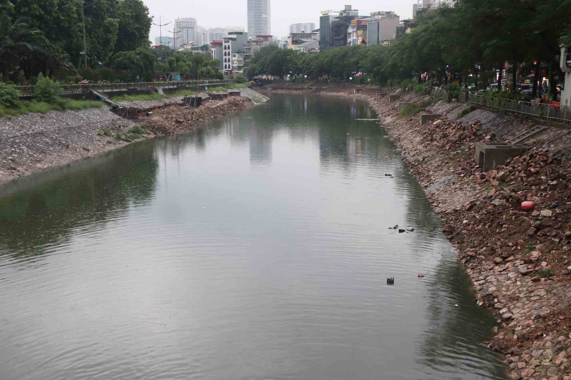 La riviere To Lich est en cours de renovation de jour en jour. Photo : Nguyen Linh