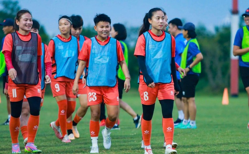 The Vietnam women's team will meet Cambodia in the opening match of the 2025 Southeast Asian Women's Football Championship. Photo: Mai Huong