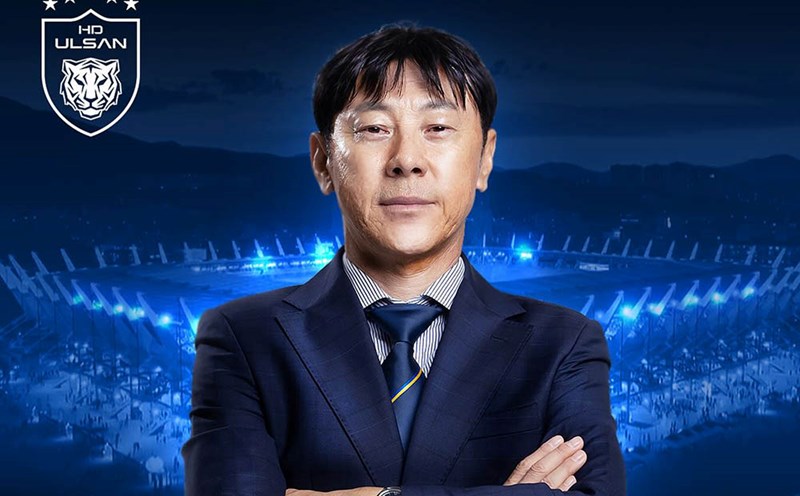Announcement of the appointment of coach Shin Tae-yong of Ulsan Hyundai. Photo: Ulsan HD