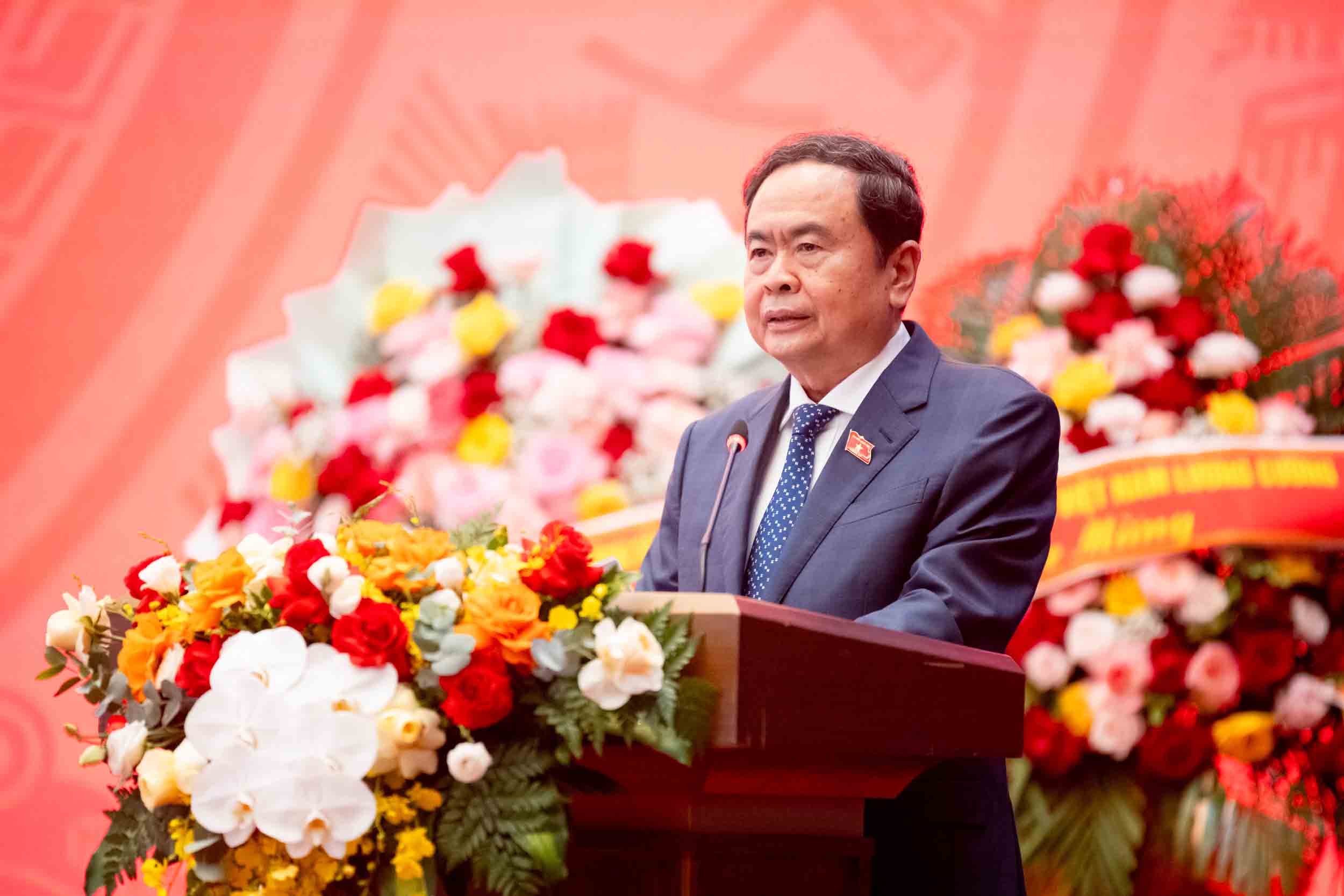 Politburo member and National Assembly Chairman Tran Thanh Man said that there must be a lot of regular and sudden supervision. Photo: Pham Thang.