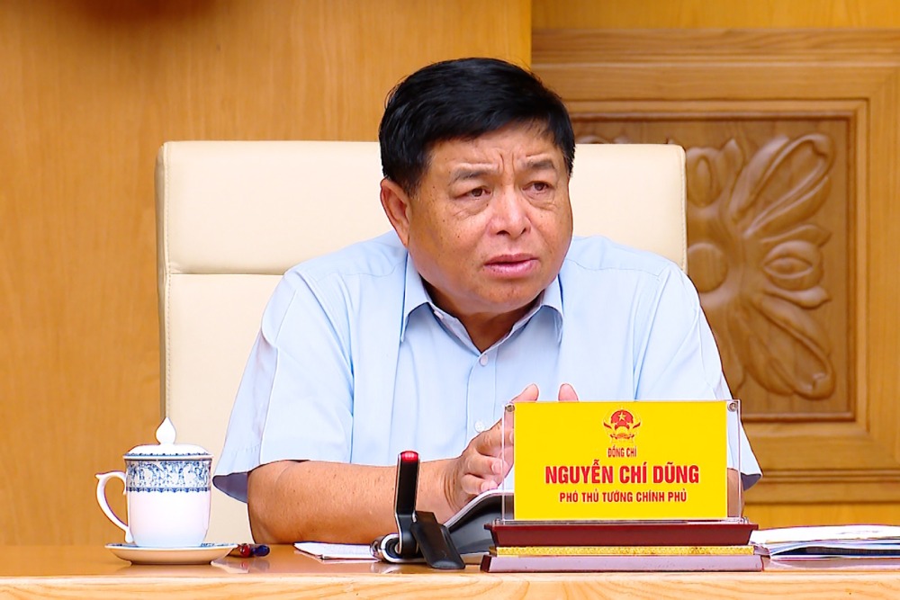 Deputy Prime Minister Nguyen Chi Dung chaired a meeting of the Steering Committee for developing the Project on State Economic Development. Photo: VGP/Thu Sa