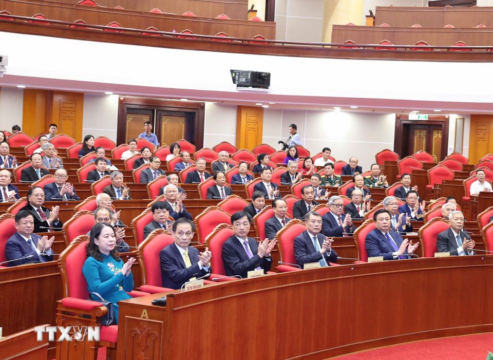 Cac dai bieu du buoi gap mat. Anh: TTXVN