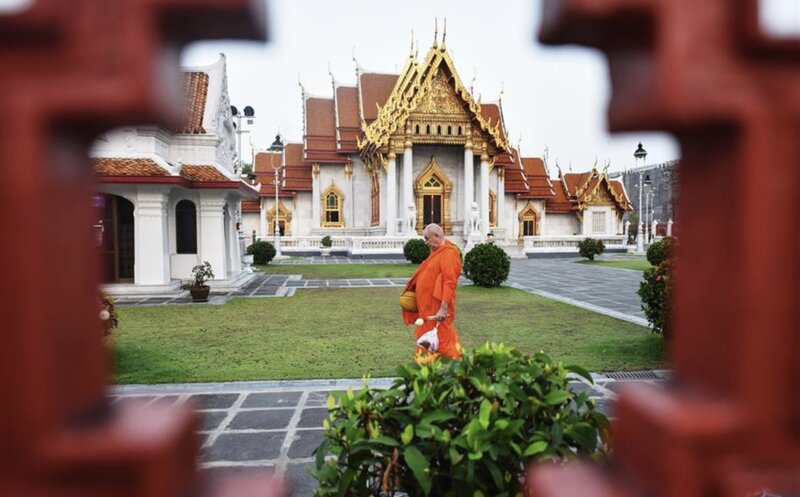 태국 수도 방콕의 사원. 사진: 신화통신
