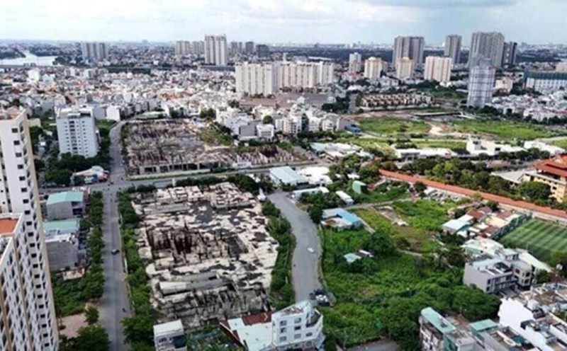 Land prices in the East of Ho Chi Minh City increased slightly compared to the previous two months. Photo: Bao Chuong
