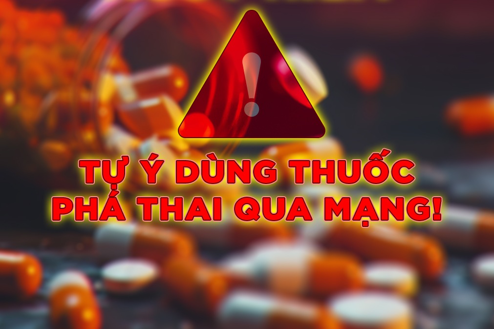Benh nhan da tu mua thuoc pha thai troi noi tren thi truong va su dung tai nha. Anh do hoa: Benh vien cung cap