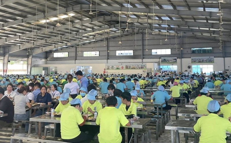 Scene of the Union Meal at Chang Chun Vina Company Limited. Photo: Trade Union