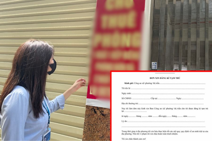 When staying at a relative's house for more than 30 days, they must register for temporary residence to avoid being fined. Photo: Nhu Ha