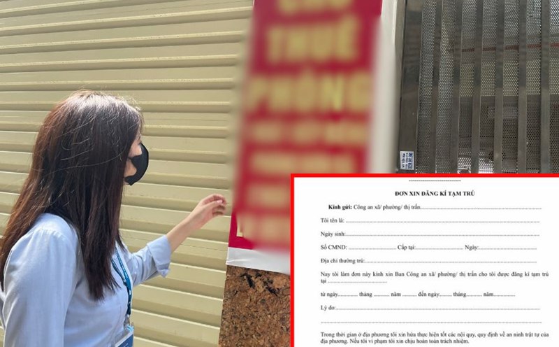 When staying at a relative's house for more than 30 days, they must register for temporary residence to avoid being fined. Photo: Nhu Ha