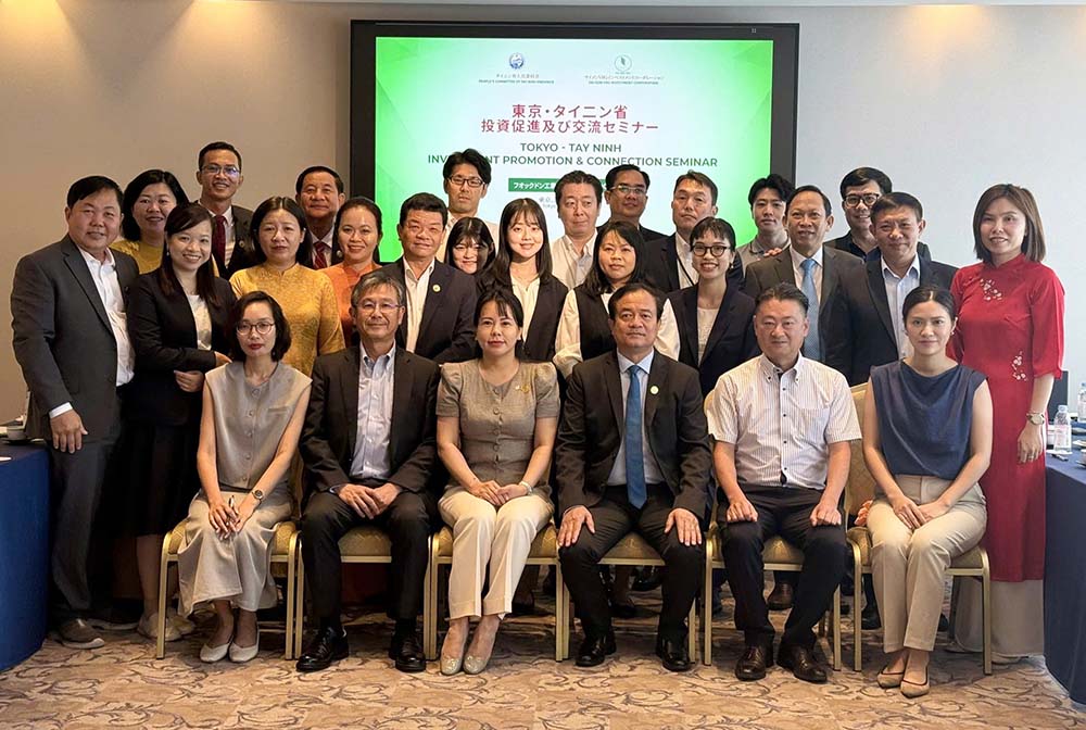 2025년 도쿄-떠이닌 투자 연결 및 촉진 컨퍼런스가 일본 기업의 관심을 끌었습니다. 사진: 훙끄엉