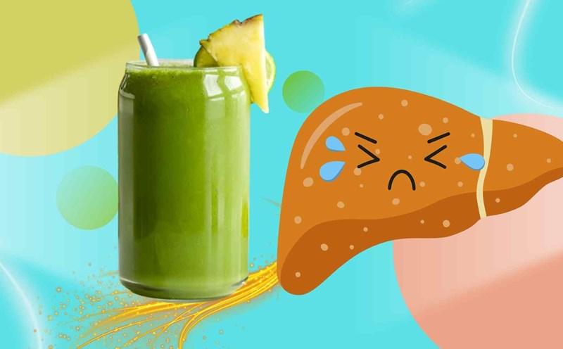 Surprise with the type of water that effectively repels fatty liver. Graphic photo: Hoang Loc