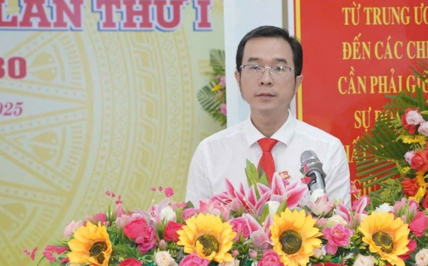 Ong Huynh Quoc Quy duoc chi dinh giu chuc Bi thu Dang uy xa Phong Nam, TP Can Tho. Anh: Dang uy xa Phong Nam