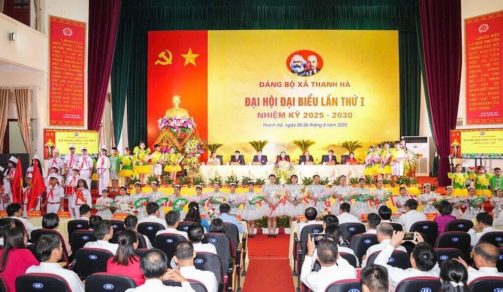 Thanh Ha commune successfully organized the 1st Party Congress, identifying 3 development breakthroughs by 2030. Photo: Hai Phong City Portal