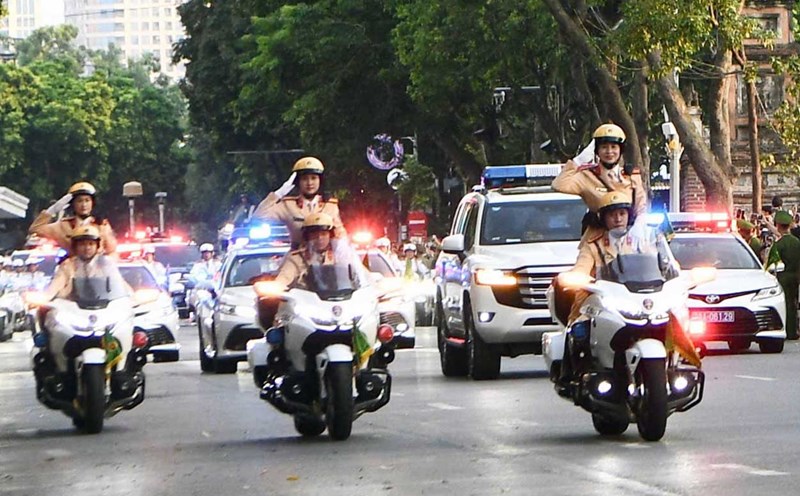 Hanoi will ban roads during certain time frames from August 7 to August 10, 2025. Photo: Tien Trach