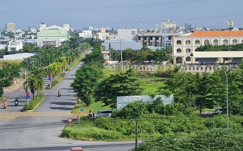 Trang An Bac Lieu residential area, Ca Mau province allocates land for social housing development. Photo: Nhat Ho