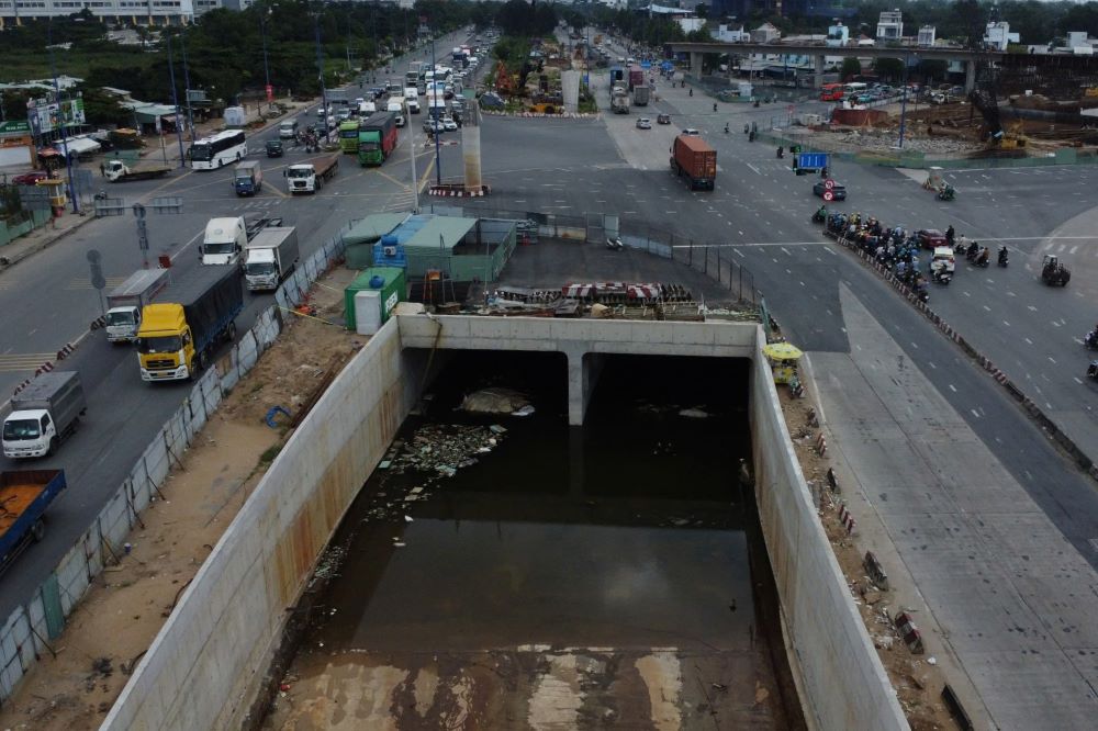 Nhanh ham chui HC-2 cung da dan hoan thanh. Ảnh: Anh Tu