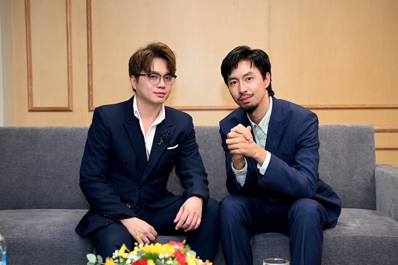 Musician Ta Duy Tuan, rapper Den. Photo: Provided by the artist.