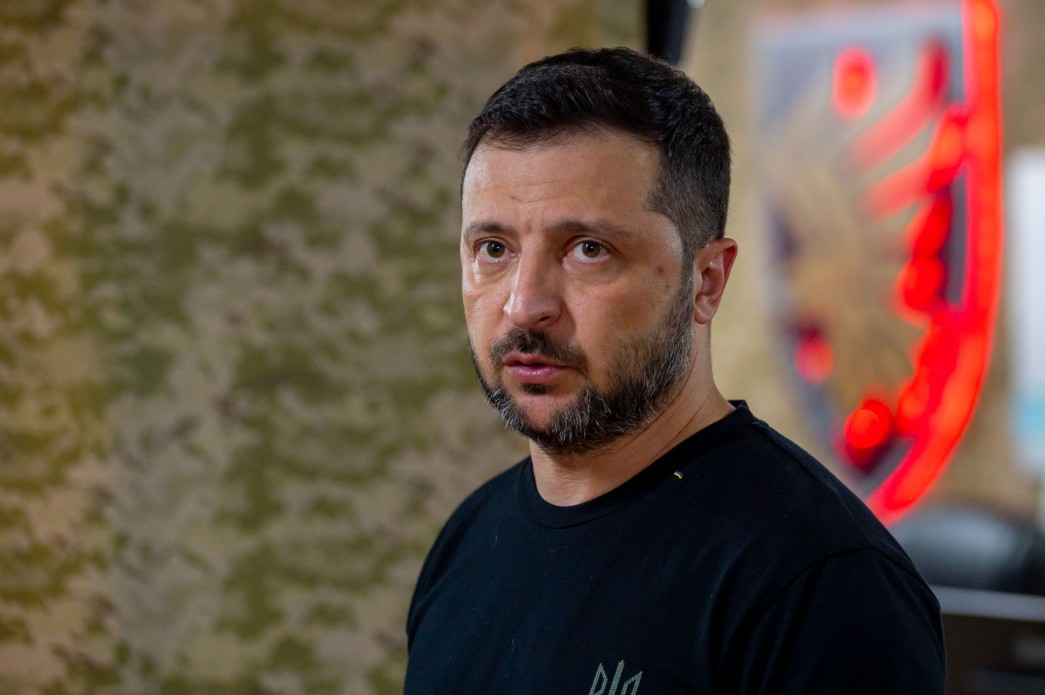 Tong thong Volodymyr Zelensky cho biet, co so ha tang khi dot bi tan cong tai lang Novosilske o bien gioi cua Ukraina voi Romania. Anh: Van phong Tong thong Ukraina 