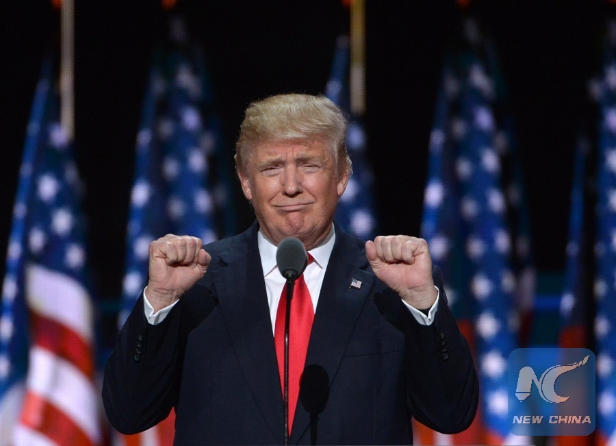 President Donald Trump has announced a 100% tariff on semiconductors and chips imported into the US. Photo: Xinhua