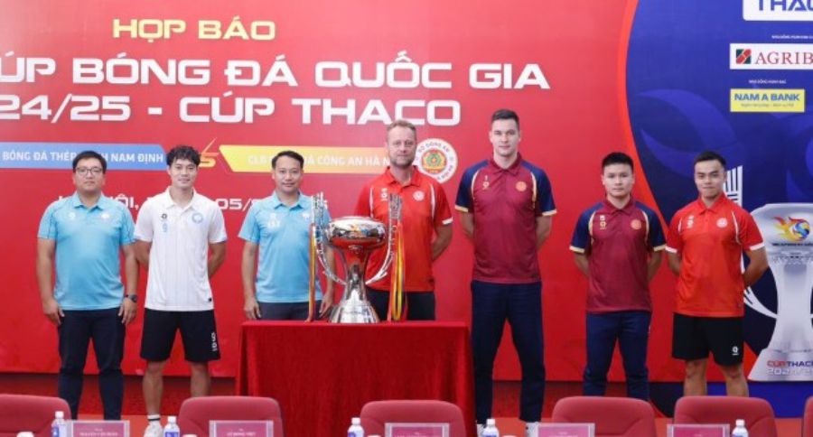Nam Dinh Club and Hanoi Police will compete in the 2024-2025 National Super Cup. Photo: Nhu Y