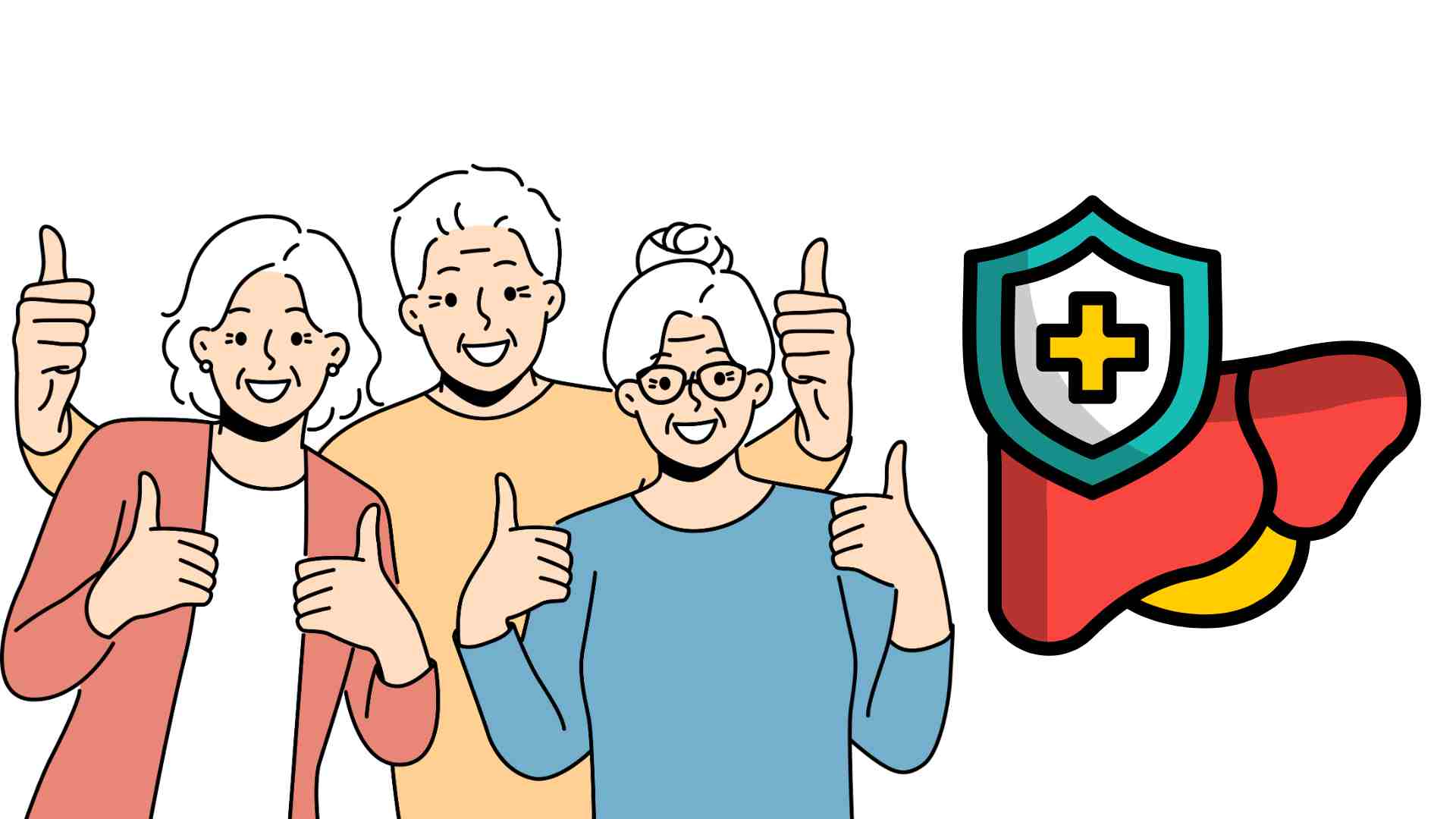 People over 50 years old should maintain a healthy diet to be good for the liver. Graphics: Ha May