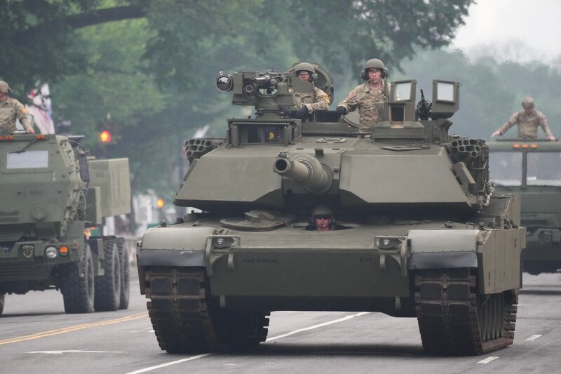 The US Army's M1A2 Abrams main battle tank during the 250th anniversary parade on June 14, 2025 in Washington, DC. Photo: AFP