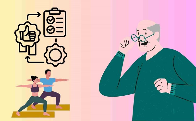 Regular practice of these three types of exercise helps men reduce aging. Graphics: Huyen Trang