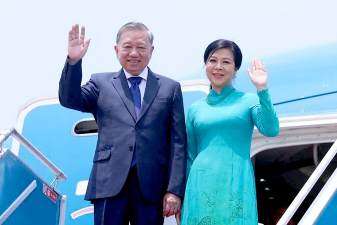 General Secretary To Lam and his wife depart for a visit to Russia, Kazakhstan, Azerbaijan and Belarus on May 5, 2025. Photo: VNA