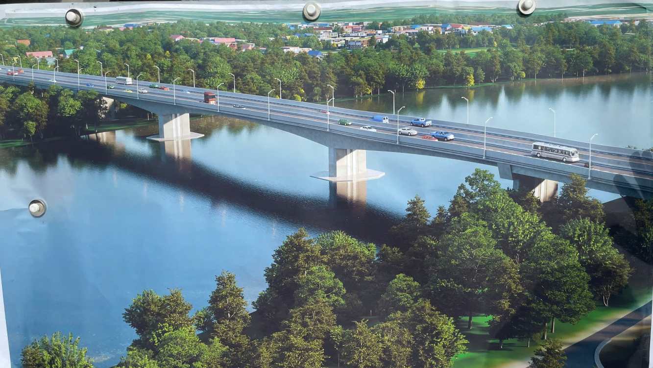 Binh Goi橋がサイゴン川を北上する様子。写真:Dinh Trong