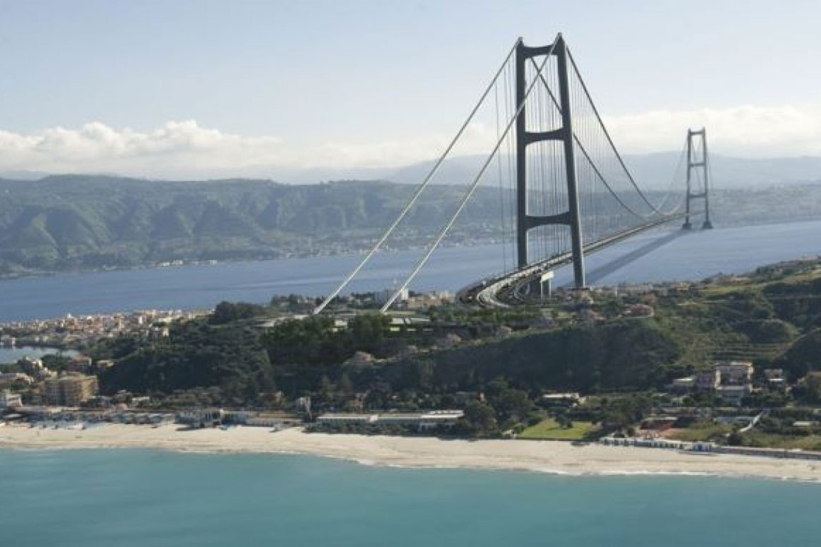 Sketch of Messina Bridge. Photo: Italian Ministry of Infrastructure and Transport