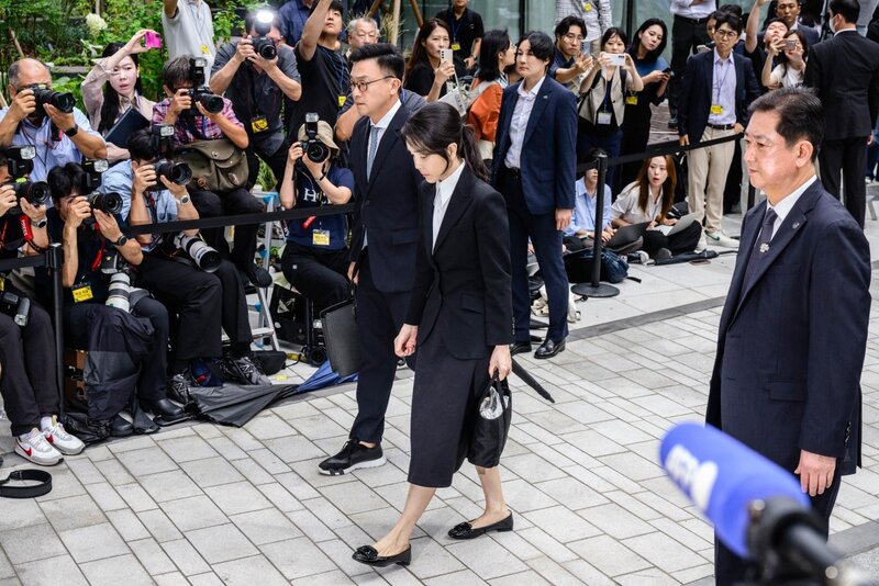 Former first lady of South Korea Kim Keon Hee, wife of deposed former President Yoon Suk Yeol, arrived at the Seoul special prosecutor's office on August 6, 2025. Photo: AFP
