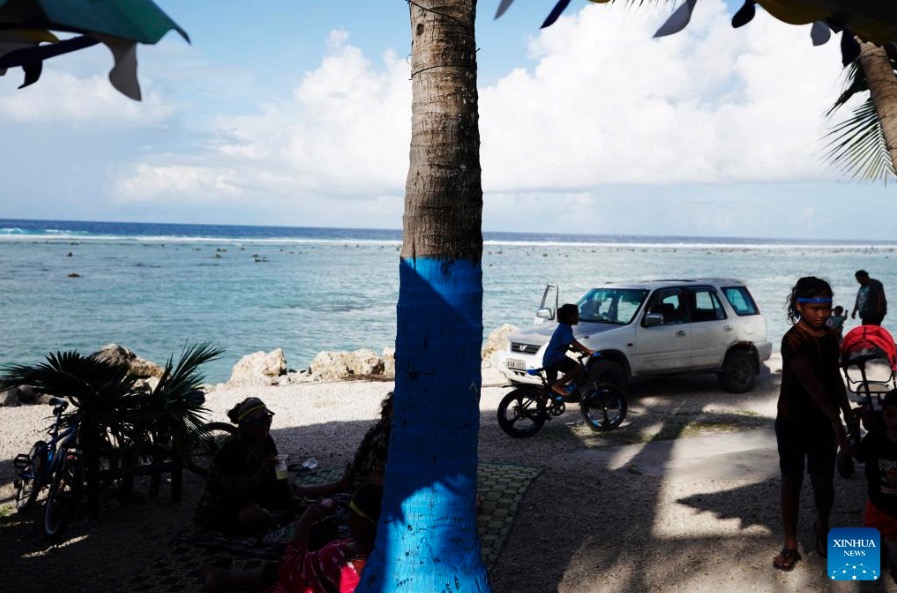 A view of the coastline on the island nation of Nauru, where passports are being sold to raise funds for environmental protection. Photo: Xinhua