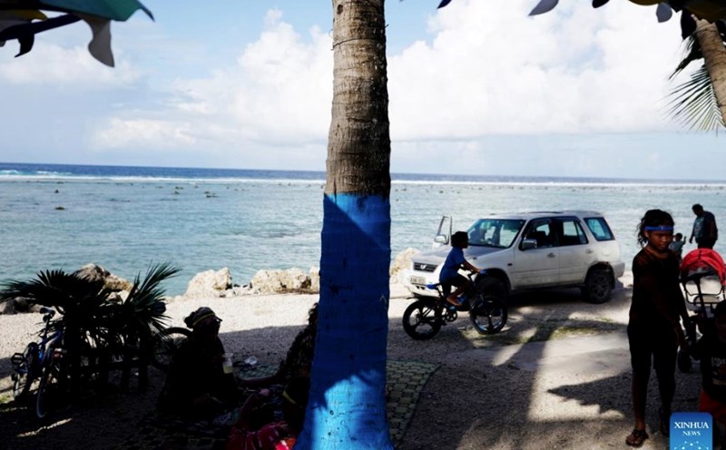 A view of the coastline on the island nation of Nauru, where passports are being sold to raise funds for environmental protection. Photo: Xinhua