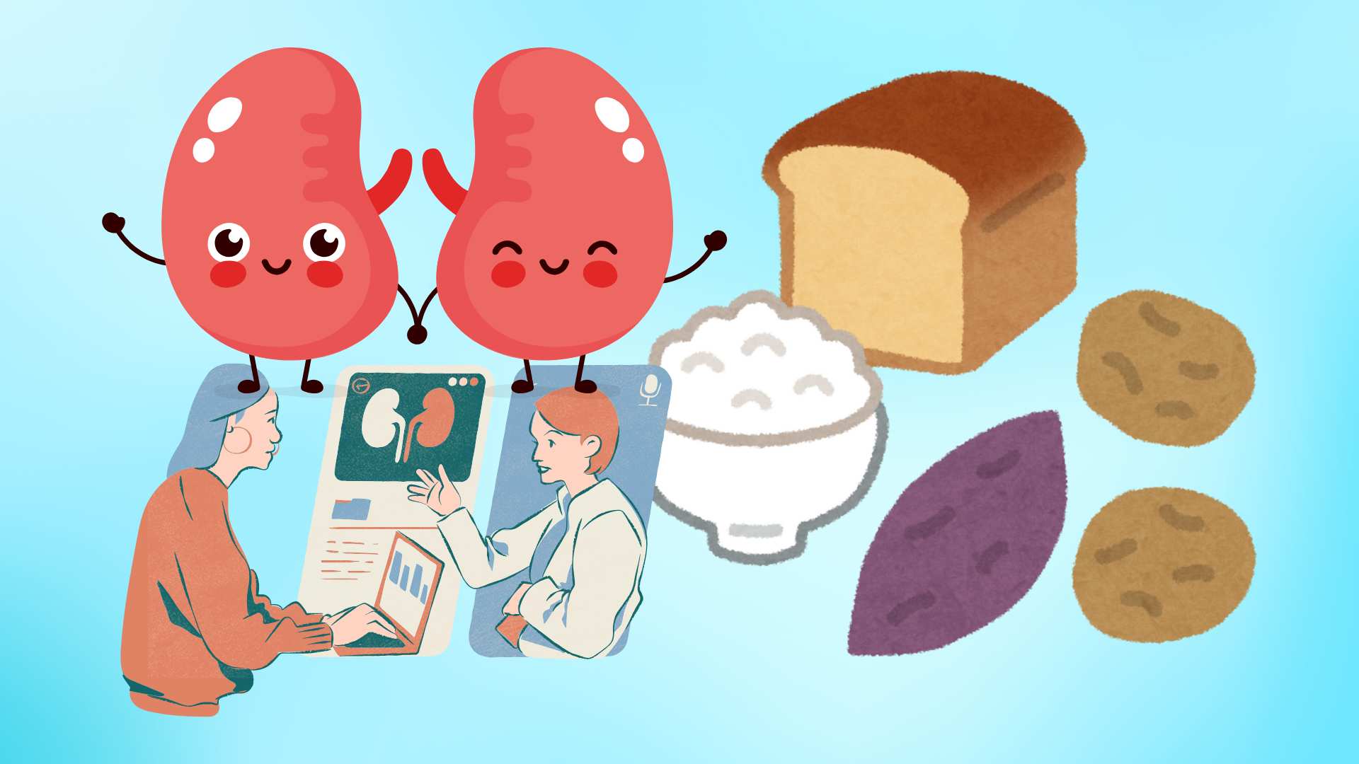 Tips on how to use starch to avoid increasing the burden on the kidneys