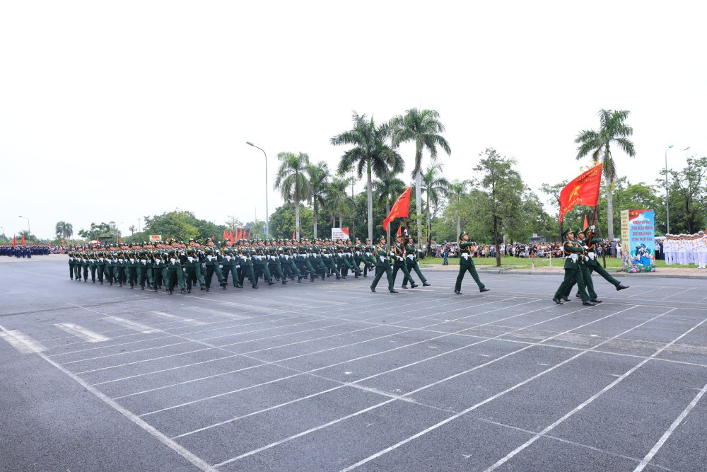 Cac luc luong tham gia dieu binh, dieu hanh van dang luyen tap, huong ve dai le 2.9. Anh: Hai Nguyen
