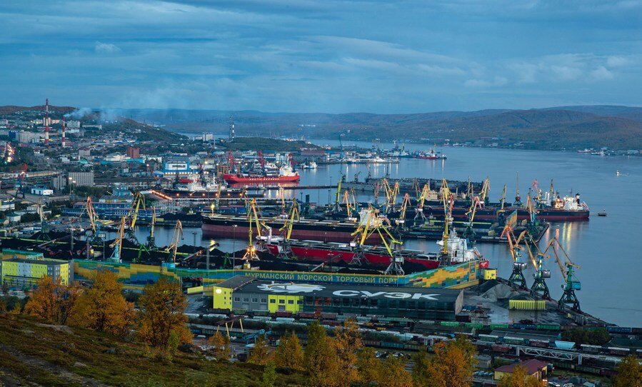 Port in Murmansk, Russia. Photo: Xinhua