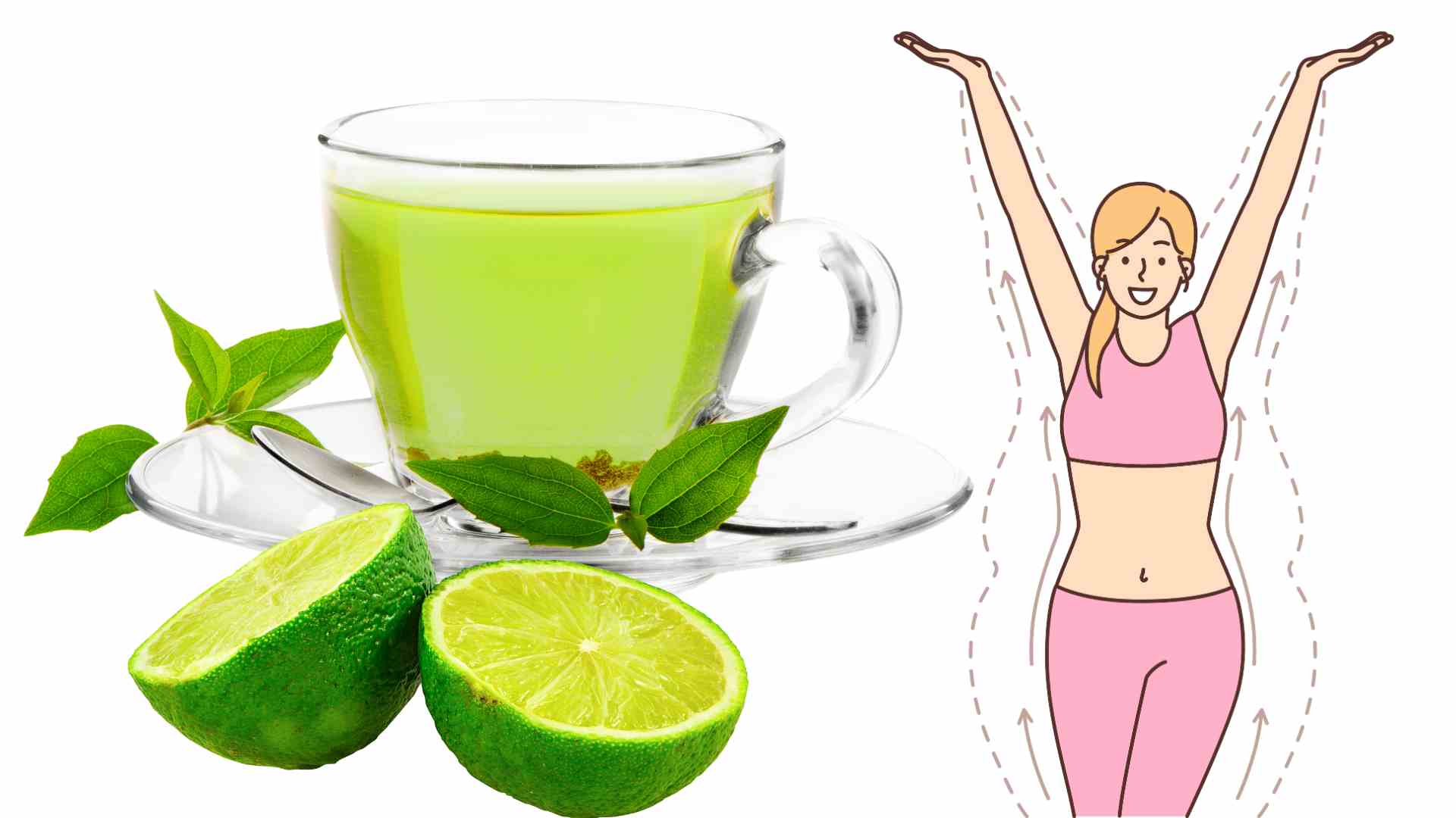 Green tea and lemon help burn fat and lose weight. Graphics: Ha May