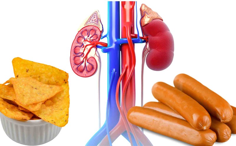 Some foods that are harmful to the liver and kidneys. Graphics: Ha May