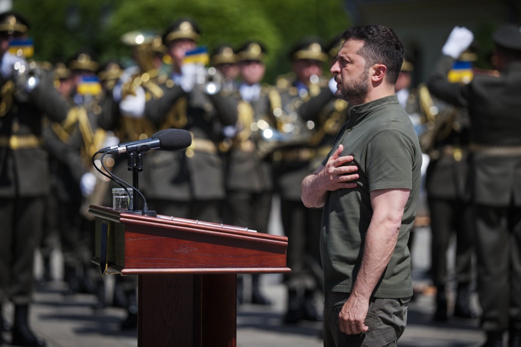 President Volodymyr Zelensky at the State Award ceremony on the occasion of the Ukrainian Air Force Day, August 3, 2025. Photo: Office of the President of Ukraine