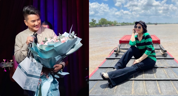 歌手ダム・ヴィン・ハングは、センターテープセンターの女性CEOによってサポートされていました。写真：提供されたアーティスト