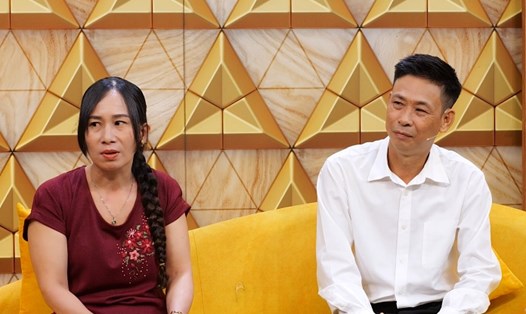 Cặp vợ chồng tại chương trình. Ảnh: Jet cung cấp