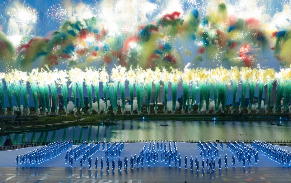 The opening ceremony of the 2025 World Games has many interesting colors. Photo: Xinhua