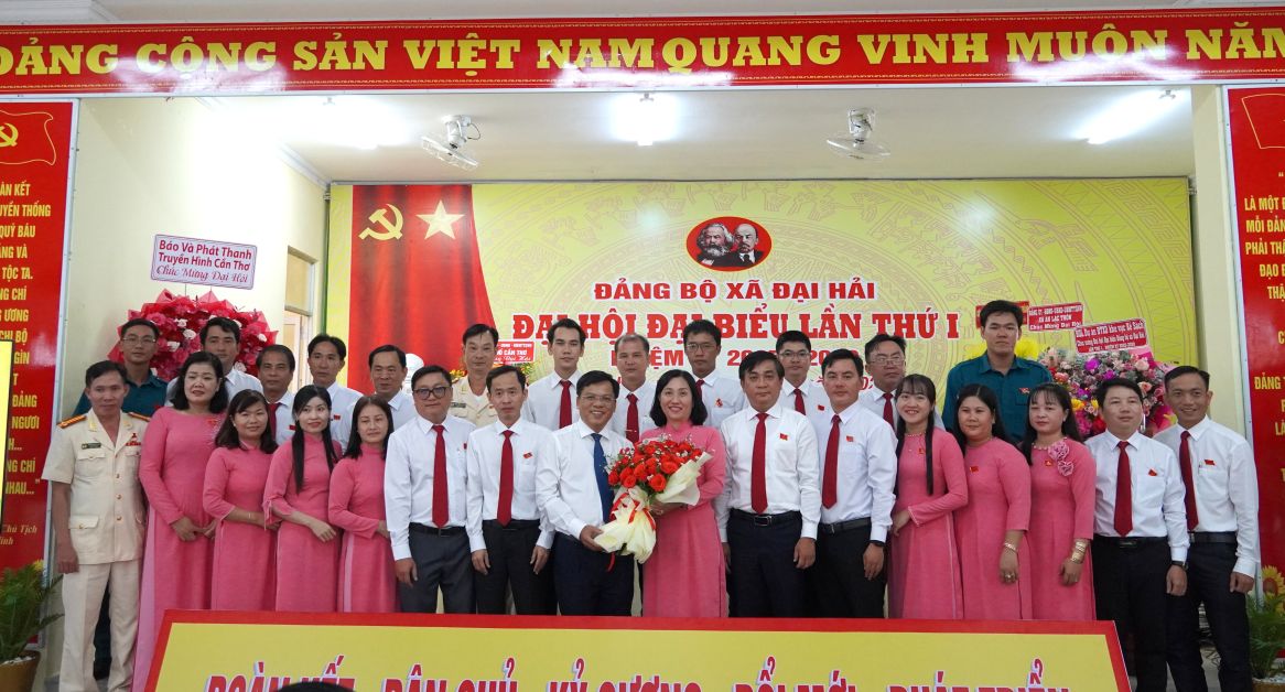 Ban chap hanh Dang bo xa Dai Hai nhiem ky 2025 - 2030. Anh: Phuong Anh