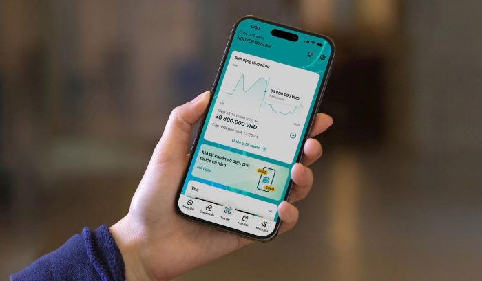 Ung dung ngan hang so ABBANK the he moi huong den trai nghiem nhanh chong, toi uu cho da dang khach hang: Ca nhan, Ho kinh doanh, Gia dinh hien dai. Anh: ABBANK