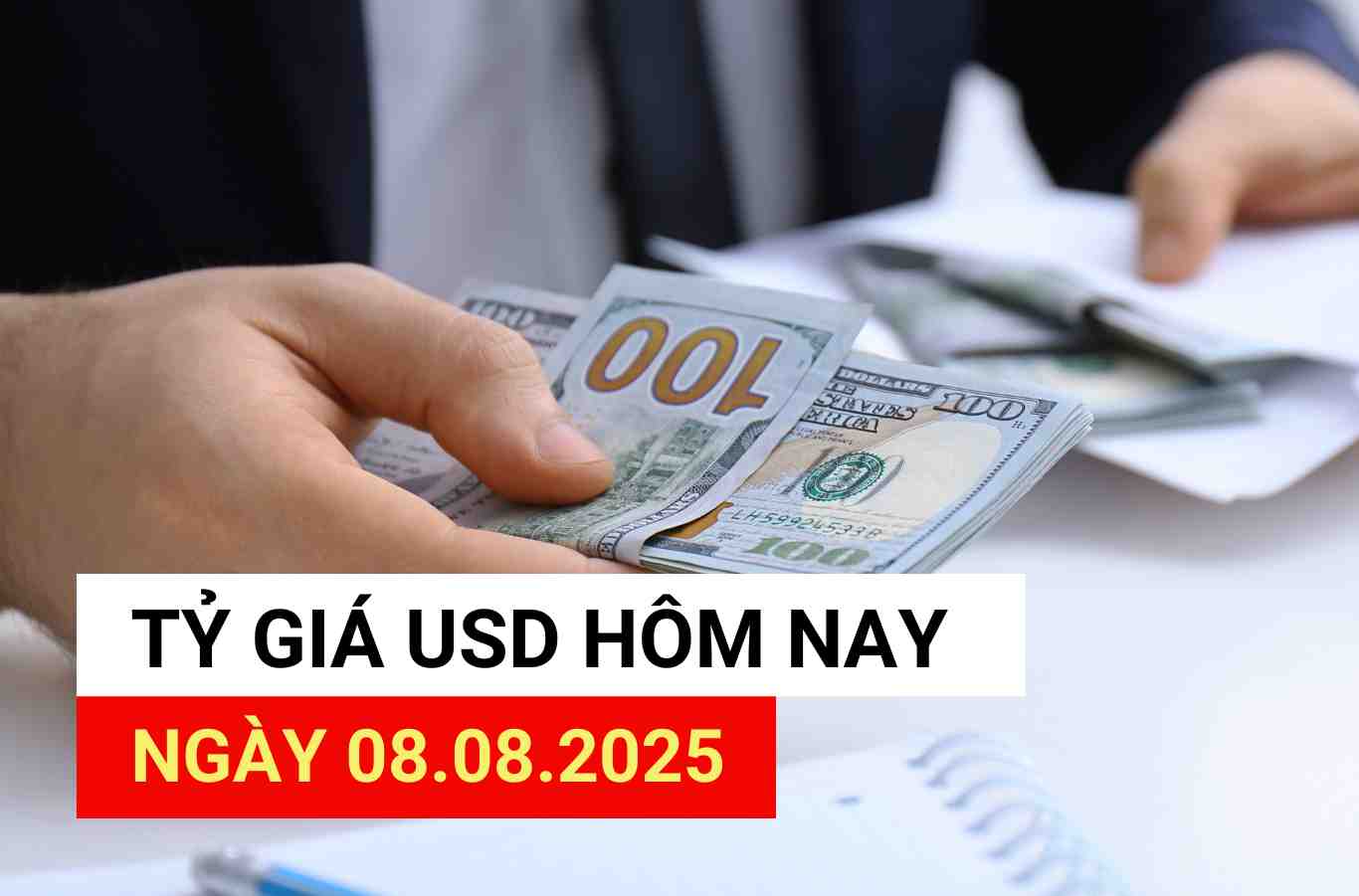 USD exchange rate today 8.8.2025.